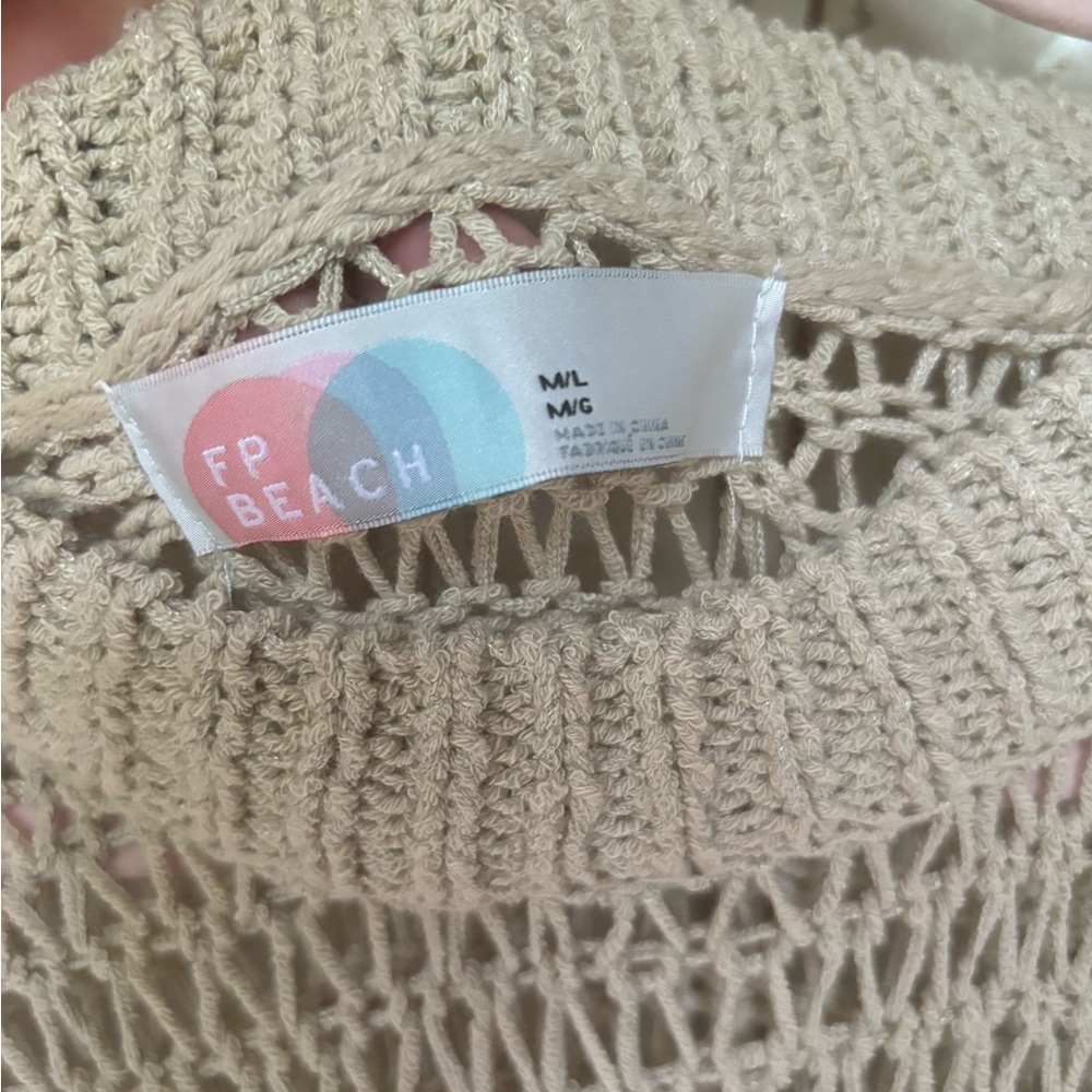 Free People beach Midi Crochet Dress cream/beige
M/l - Picture 3 of 6